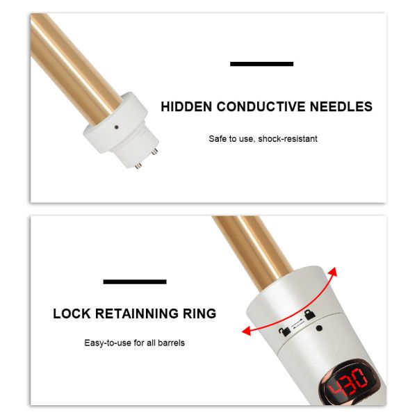 5 в 1 завивая палочке заменимом 49W со шнуром шарнирного соединения 360 градусов