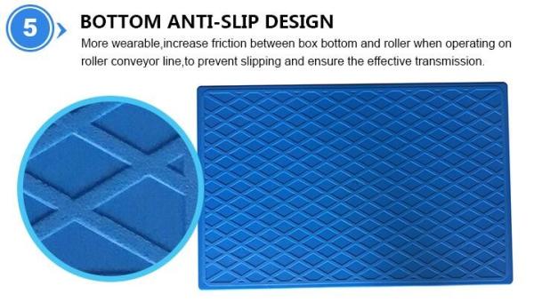 Light weight one time plastic pallets for transport and storage, Heavy duty cross bottom plastic pallet with 6 runners