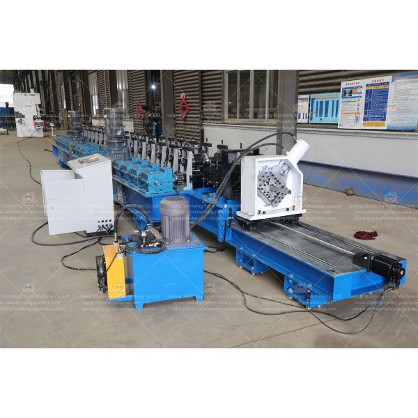 Photovoltaic Support C Channel Strut Solar Panel Mounting Structure Roll Forming Machine