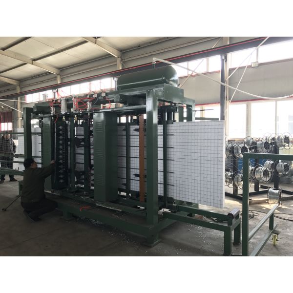 Steel wire mesh sandwich panel 3D Sandwich EPS Welding Wire Mesh Panel machine