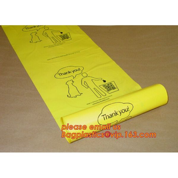 EN13432 compostable degradable pet waste dog poop bag, Pet Waste Bags Dog Poop Bag, 10*4CM Dog Poop Bag Set Bullet Shape