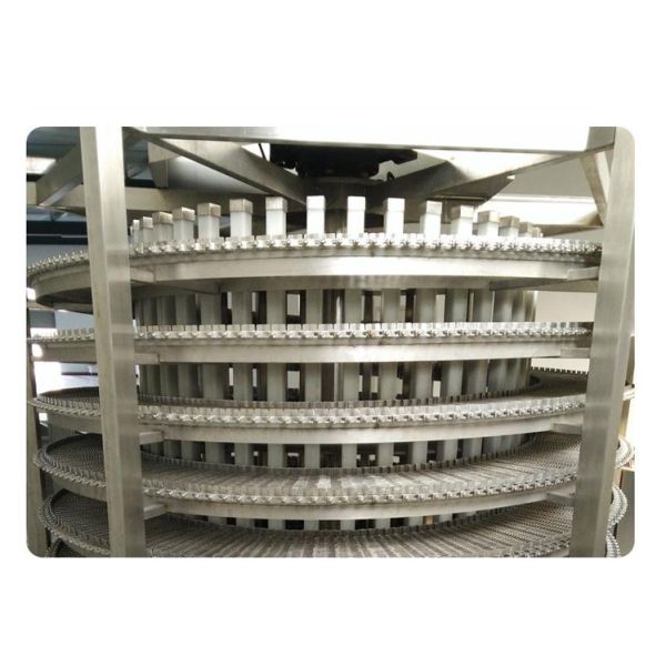 Industrial IQF Quick Freezing Vegetable Machine Easy Operation One Key Touch Operation