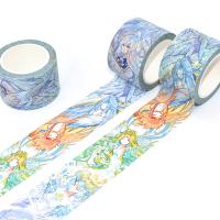Fita de máscara de papel acrílica de papel japonesa de Washi da fita adesiva de Kawaii Washi