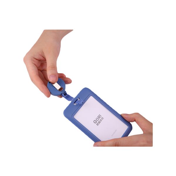 Deyi Easy Pull Buckle Plastic Lanyard Card Holder