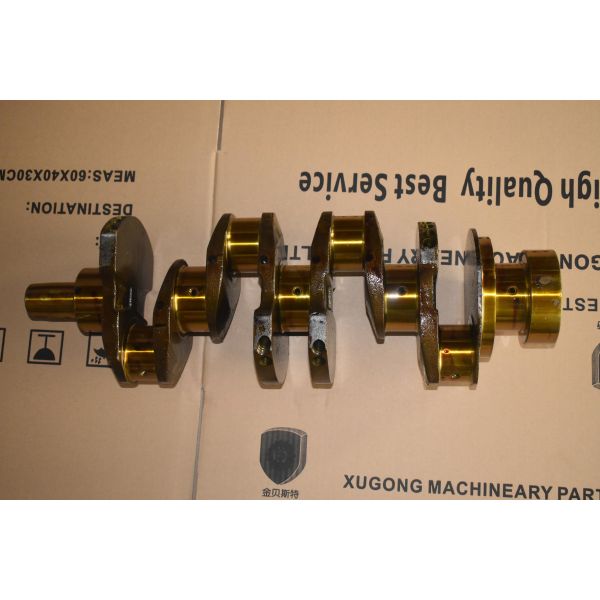 123900-21000 PC110 Excavator Engine Parts  / Komatsu Diesel Engine Crankshaft