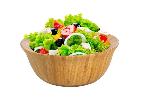 Set of Four FDA Approval Large Organic Bamboo Salad Set Wholesale
