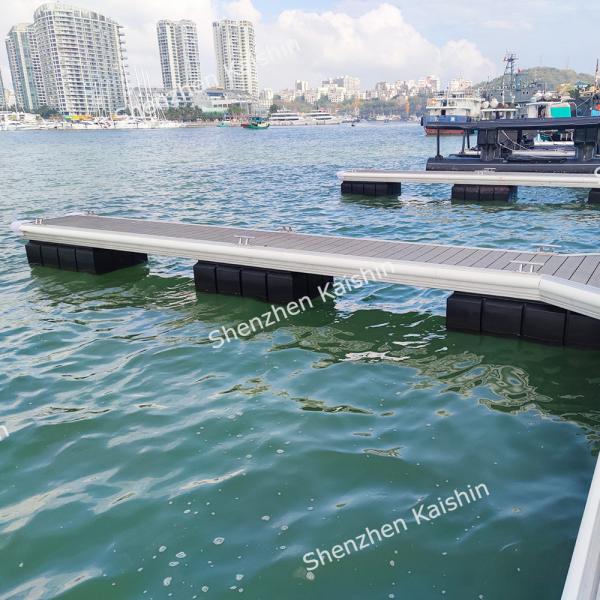 Aluminium Marine Floating Dock HDPE EPS Foam Floats Finger Dock Customized Thickness
