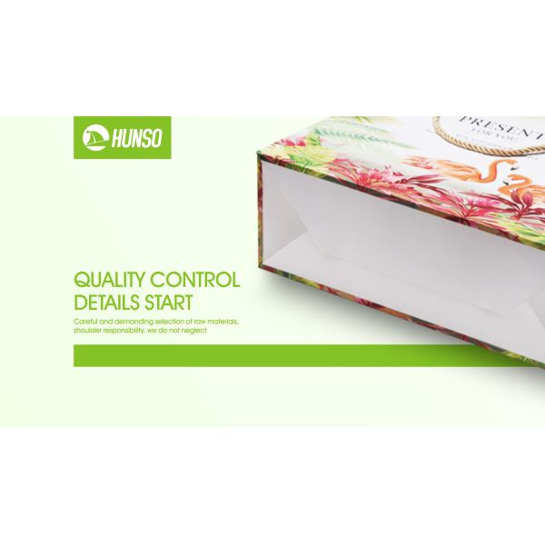 Striped Luxury Paper Gift Bags , Paper Gift Pouch White Paperboard