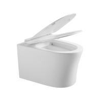 Chine fournisseur de haute qualité économiser de l' espace toilettes suspendues modernes en céramique pour le lavage à la paroi suspendue