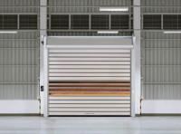 Porta em espiral automática de alta velocidade Turbina Motor Garagem Térmico Isolado espuma de PU espiral alta velocidade porta dura