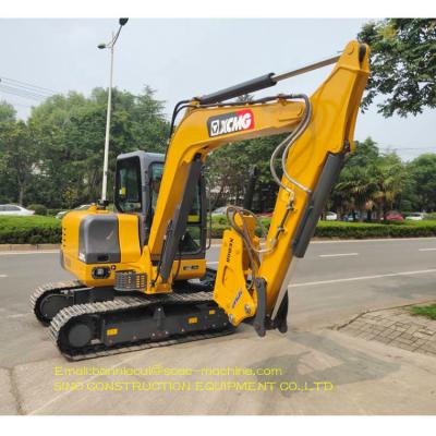 Tipo hidráulico máquina escavadora With Hammer do equipamento resistente de XE60DA da esteira rolante