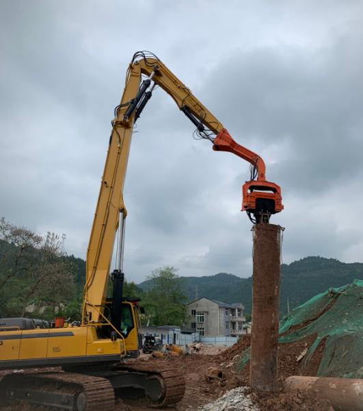 Customized Excavator Vibro Hammer For Pile Driving Construction Excavator boom arm avaiable