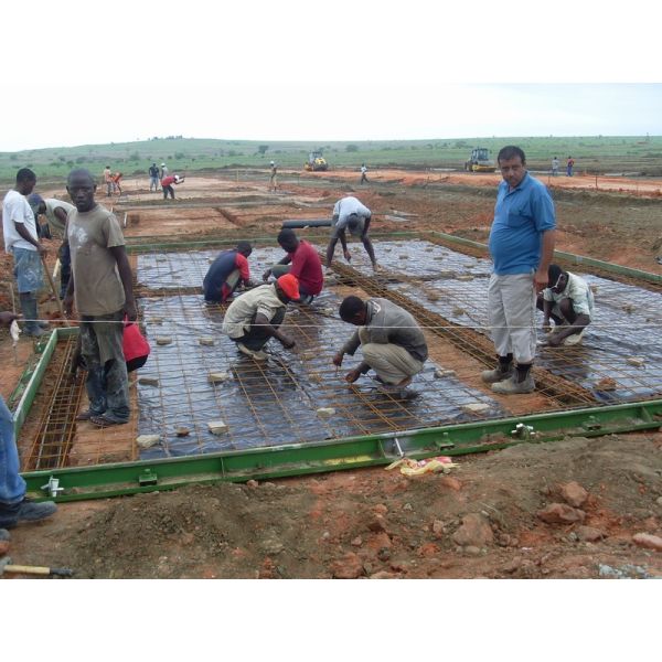 Структура из стали Строительство Сборный дом Анголы