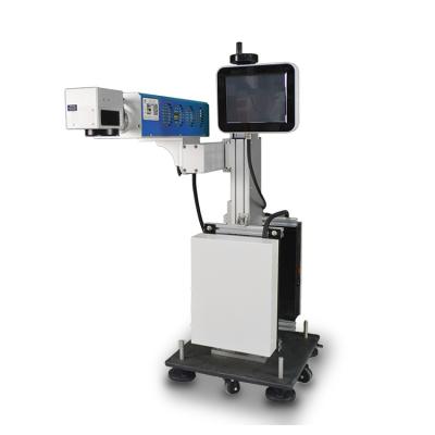 30 W Laser Line Marking Machines , RF Laser Tube Flying Laser Marking Machine