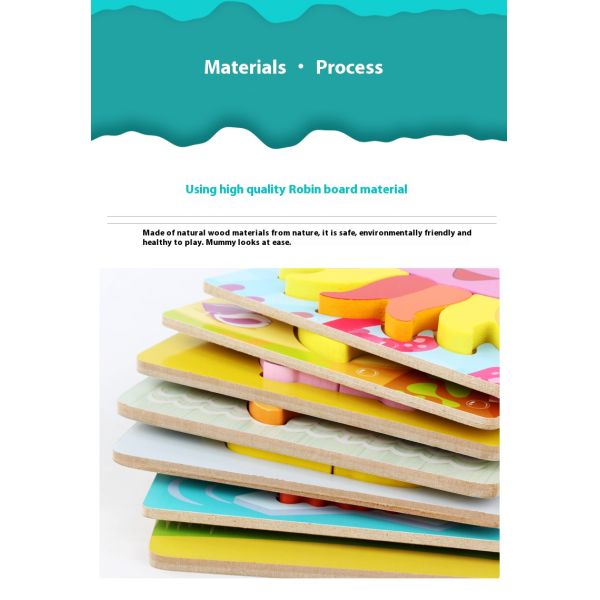 New Custom Kids Wooden 3d Puzzle Jigsaw Toys,Children Cartoon Animal Vehicle Toddler Wooden Puzzles