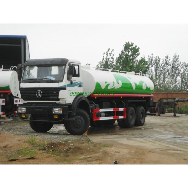 Beiben AWD off road Steel  Water Tanker Truck 6x6 With Water  Pump Bowser  For Transport Clean Drinking Water 16-18cbm