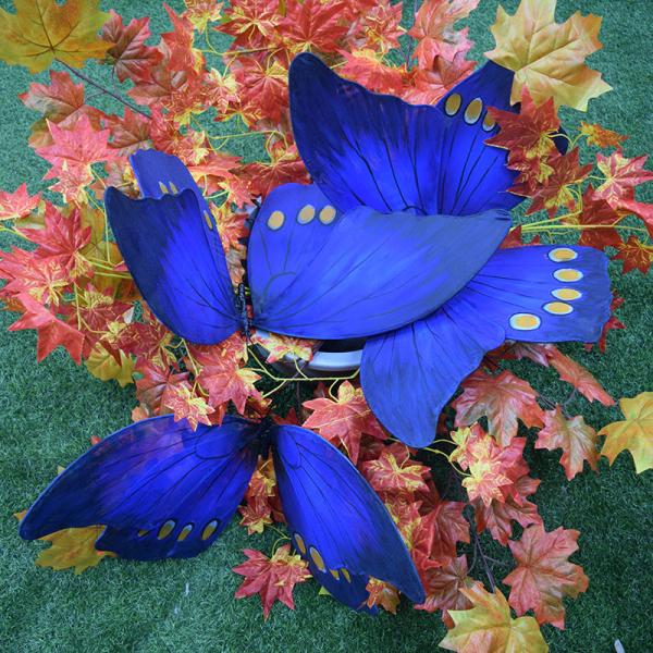 Realistic Robot Life Size Animatronic Butterfly Insect Model For Zoo Park / Museum