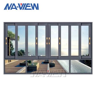 Faixa deslizante horizontal Windows do quadro de alumínio para o hotel