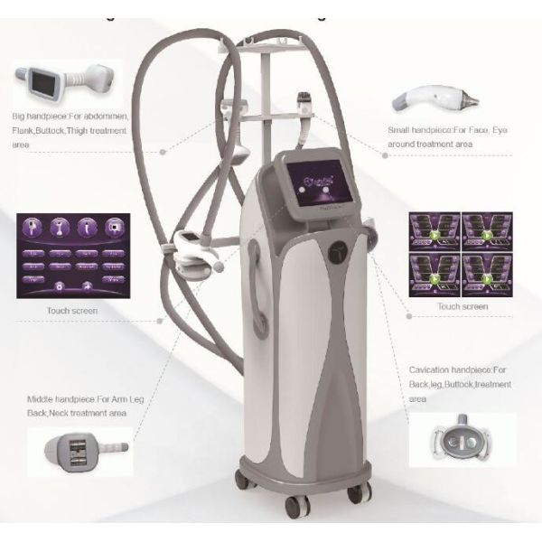 Машина вакуума кавитации экрана касания 16hz Rf