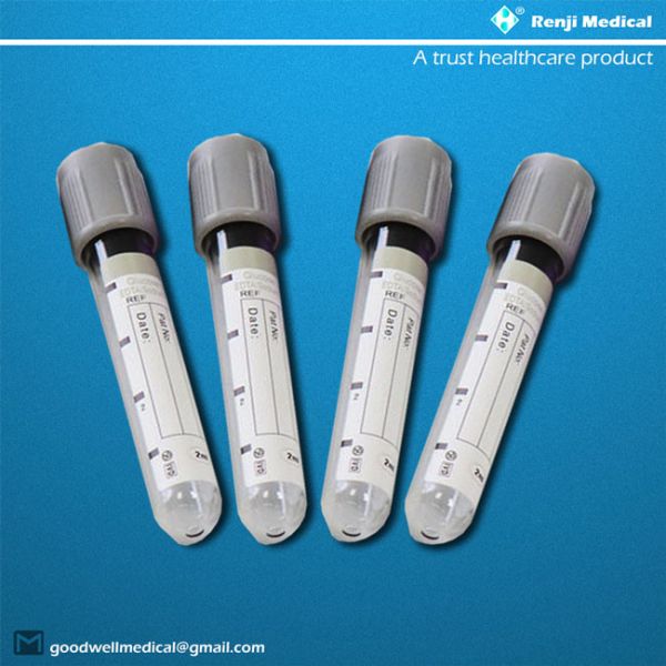PET/Glass Disposable Vacuum Blood Collection Tube , Plasma Blood Sample Vials