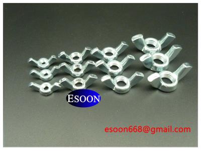 M5-0.8 DIN315 Wing Nut,Metric,Grade 4.8 Zinc Plating,Carbon Steel