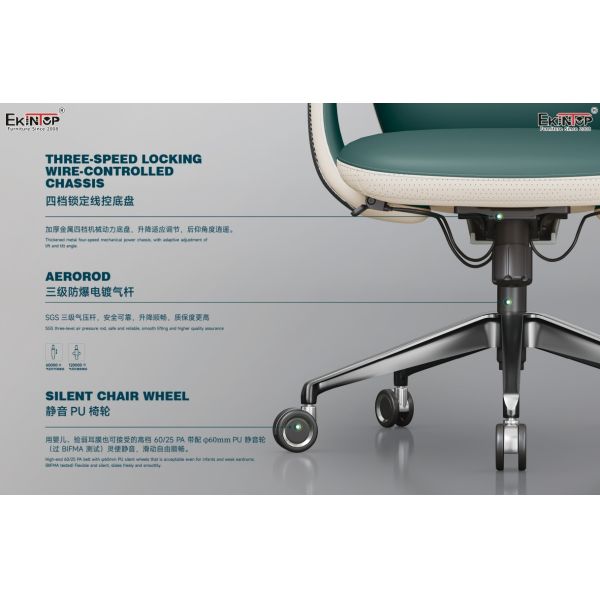 High Quality Modern Leather Ergonomic Swivel Executive Office Chair Leather Club Chairs