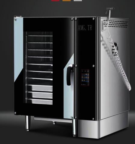 Stainless Steel Combi Steam Oven with Precise Temperature Control for Roasting and Steaming