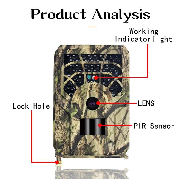 PR 300A Hunter Trail Camera 30FPS IP54 Waterproof  TF Card 720p