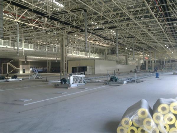 Bâtiments préfabriqués assemblés faits sur commande d'entrepôt - conception modulaire
