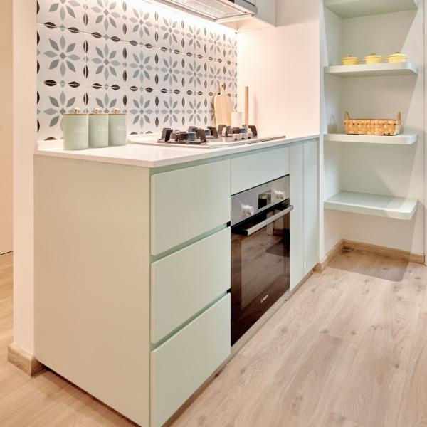 Matte White Plain Kitchenette Melamine Kitchen Cabinet All In One Small