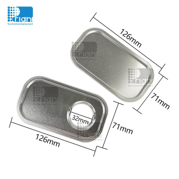 500 ml de boîtes d'étain en métal vide Accessoires personnalisés pour l'huile moteur
