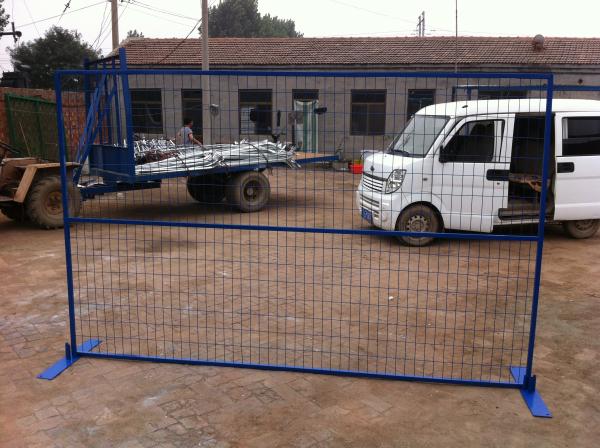 4’H/1220mm*8’W/2430mm canada standard temporary fence for crowd control powder  spacing 3x6 75mm x 100mm*9ga/3.6mm dia