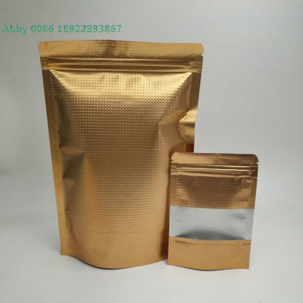 Levántese el grueso modificado para requisitos particulares los colores brillantes plásticos de los bolsos de la cremallera para el té