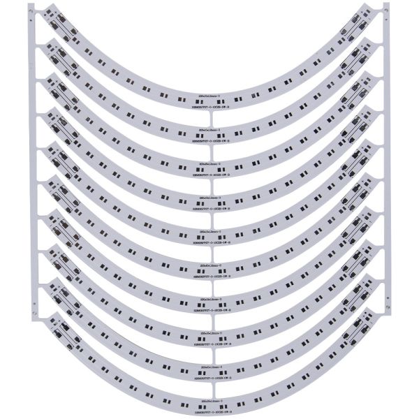 Монтажная плата PCB 94V0 СИД ROHS алюминиевая низкопробная изготовленная на заказ однослойная