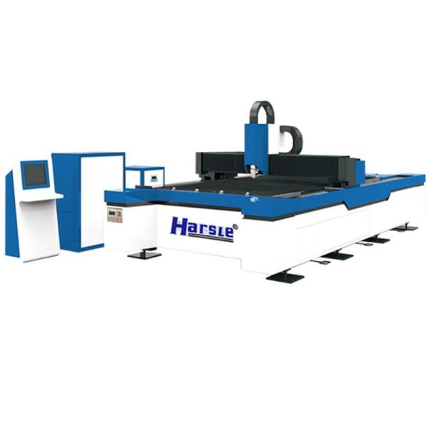 Laser cutter，HS-500W-3015 Open type dual-drive CNC fiber laser cutting machine for sale