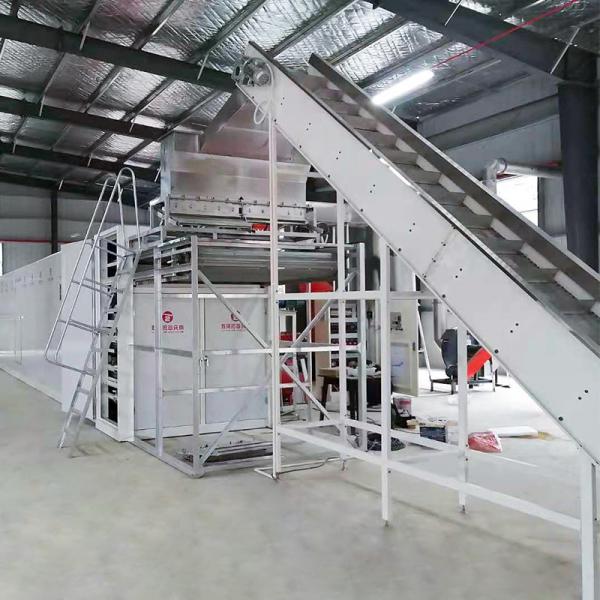 3000kg 4Layer Stainless Steel Belt Dryer For Bergamot Food