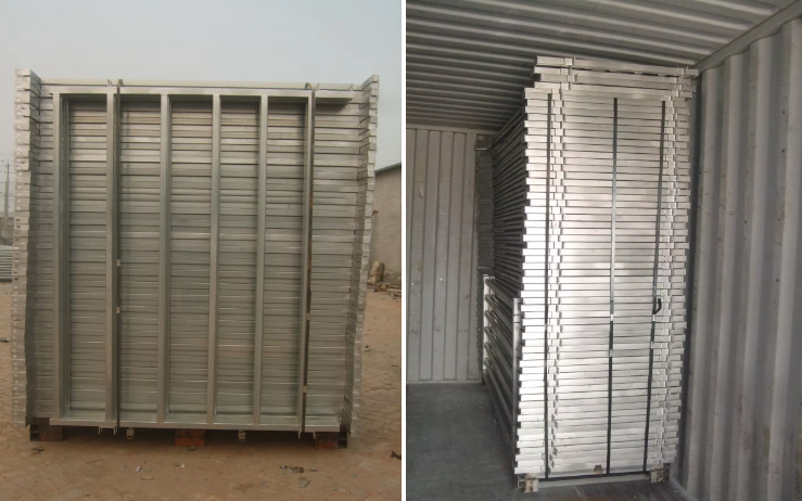 20Panel+1Gate Heavy Duty Galvanized Livestock Yard Fence Horse Round Yard panel