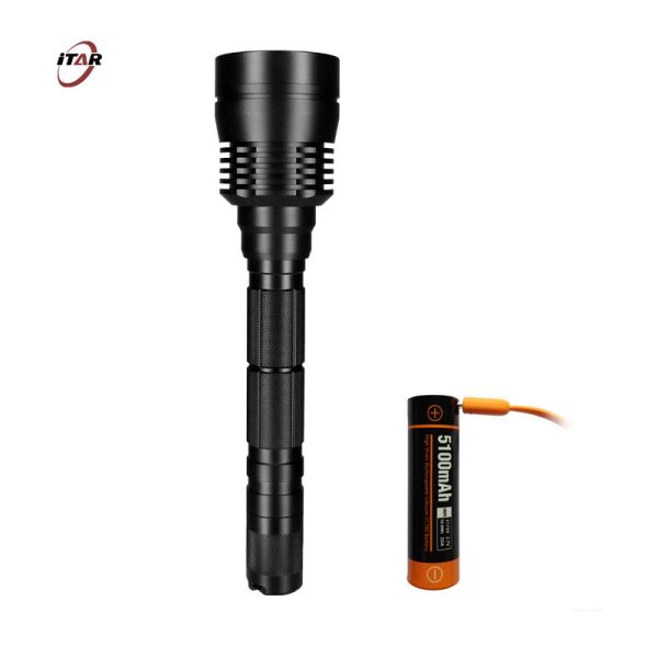 Tail Button Switchable Modes Rechargeable LED Flashlight Bright 2700 Lumens
