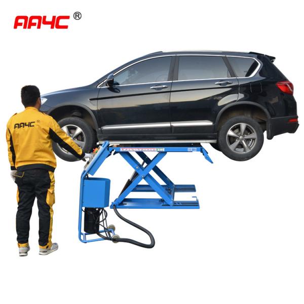1M 3T Car Vehicle Lift Automotive Portable Mid Rise Scissor Car Lift Hoist