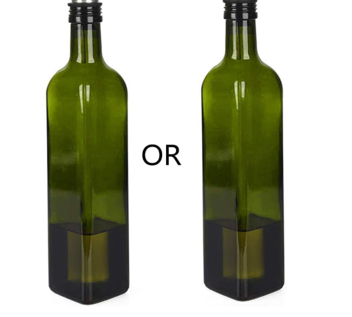 250 мл/500 мл Оливковое масло Mason Jar Кухонная бутылка в темном стекле