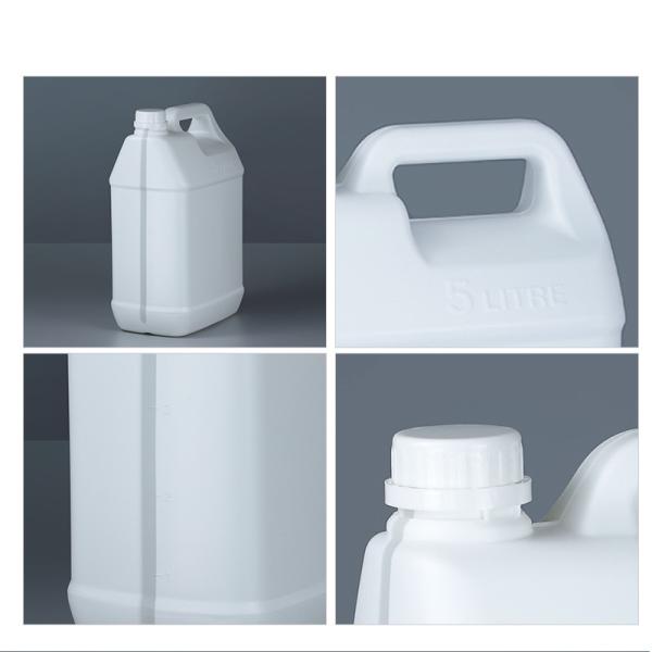 Caliber 30mm HDPE Plastic Bottle 5L Plastic Drum 220g