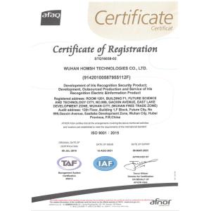 Wuhan Homsh Technology Co.,Ltd. Сертификации