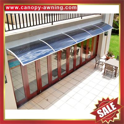 excellent house villa door window aluminum DIY PC polycarbonate Awning canopy cover shelter with cast aluminium bracket