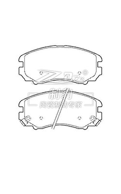 Hyundai Tucson/ Sonata, керамическая тормозная колода, D924,58101-1FE00,F