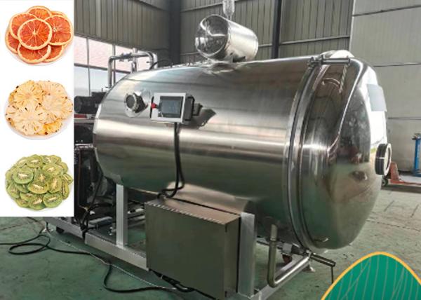 Refcom Bitzer Vacuum Industrial Freeze Dryer Air Cooling