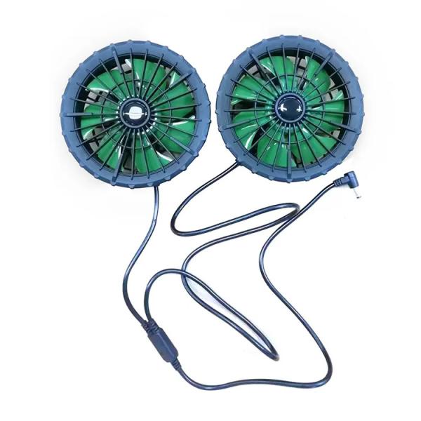 PSE certificate Jacket Cooling Fan Green Blade 7.4V Cooling Vest Fan