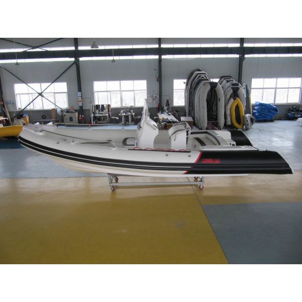 12 Person Max Luxury Inflatable Hull Boats , Fiberglass + Hypalon Rib Boat