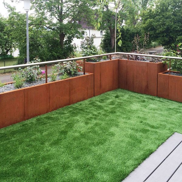 Куб полуфабрикат Corten стальных плантаторов SGS TUV 0.8mm -2.0mm квадратный