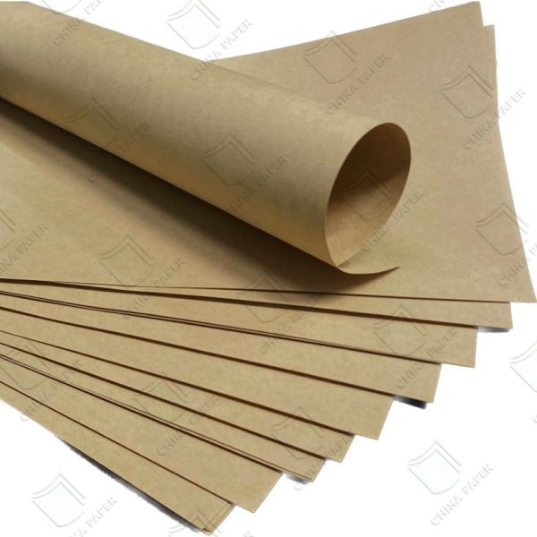 Китайская Kraft Paper Jumbo Roll Wrapping Liner Paper Цена на заказ Коричневая