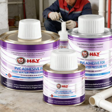 Pipe Connection Hot Melt Neoprene Regular PVC Cement Heat Resistant 500ml